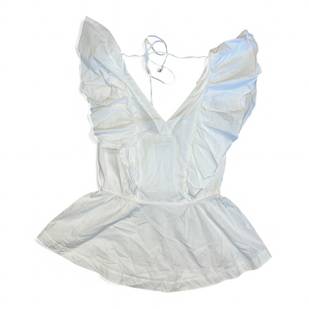 Trina Turk Luscious Ruffle Peplum Top size S